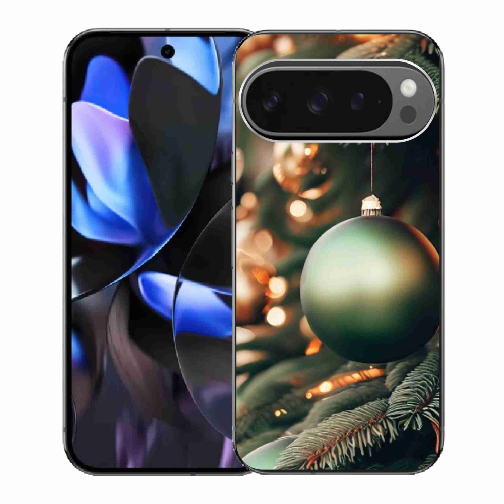 Gélový kryt mmCase na Google Pixel 9 Pro - vianočné ozdoby 1