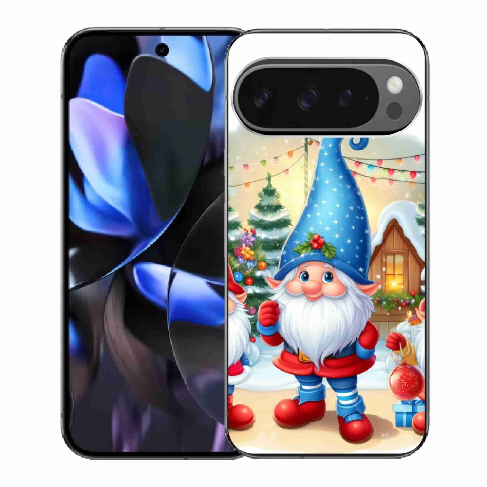 Gélový kryt mmCase na Google Pixel 9 Pro - vianočné škriatkovia