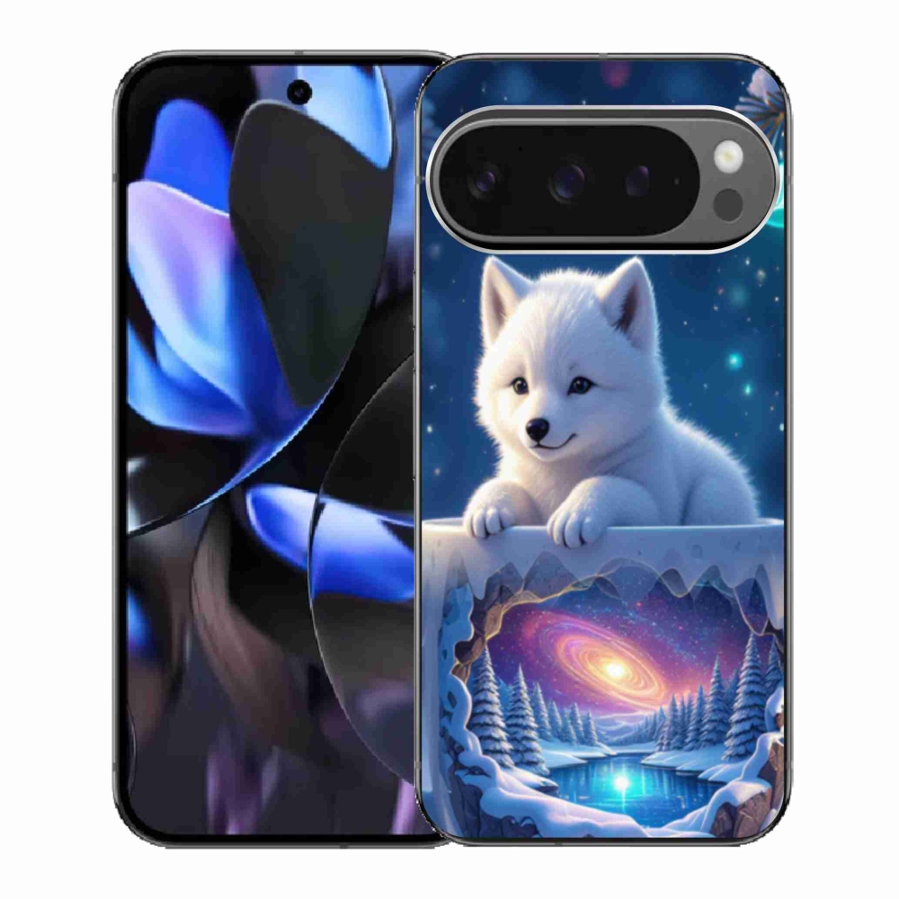 Gélový kryt mmCase na Google Pixel 9 Pro - vianočné šteňa