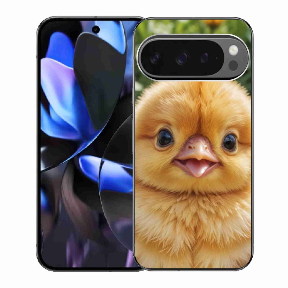 Gélový kryt mmCase na Google Pixel 9 Pro - veselé kuriatko