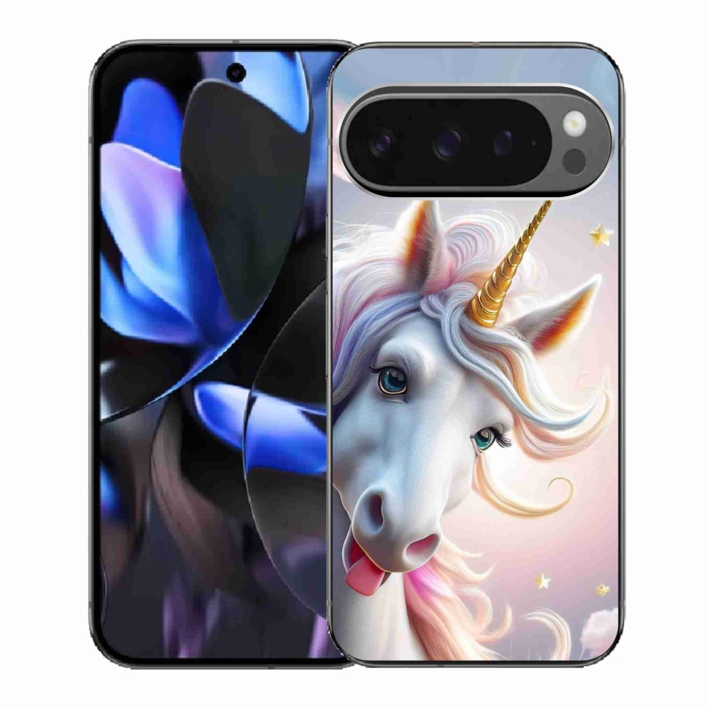 Gélový kryt mmCase na Google Pixel 9 Pro - veselý jednorožec