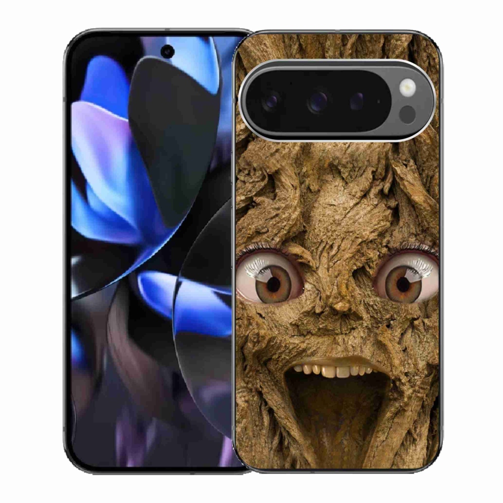 Gélový kryt mmCase na Google Pixel 9 Pro - veselý strom s očami