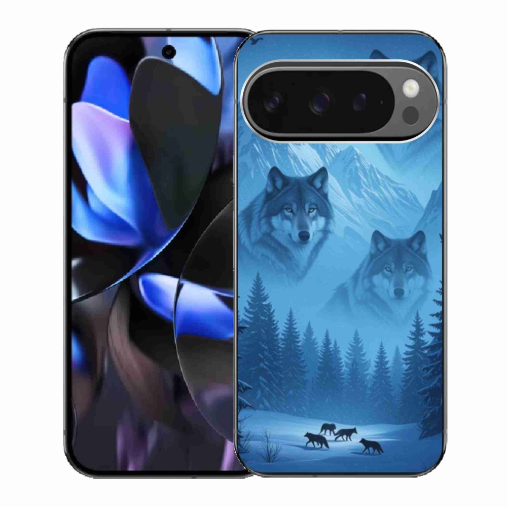Gélový kryt mmCase na Google Pixel 9 Pro - vlčia svorka