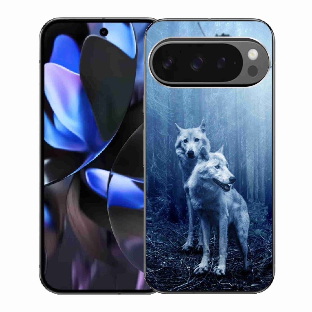 Gélový kryt mmCase na Google Pixel 9 Pro - vlci v lese