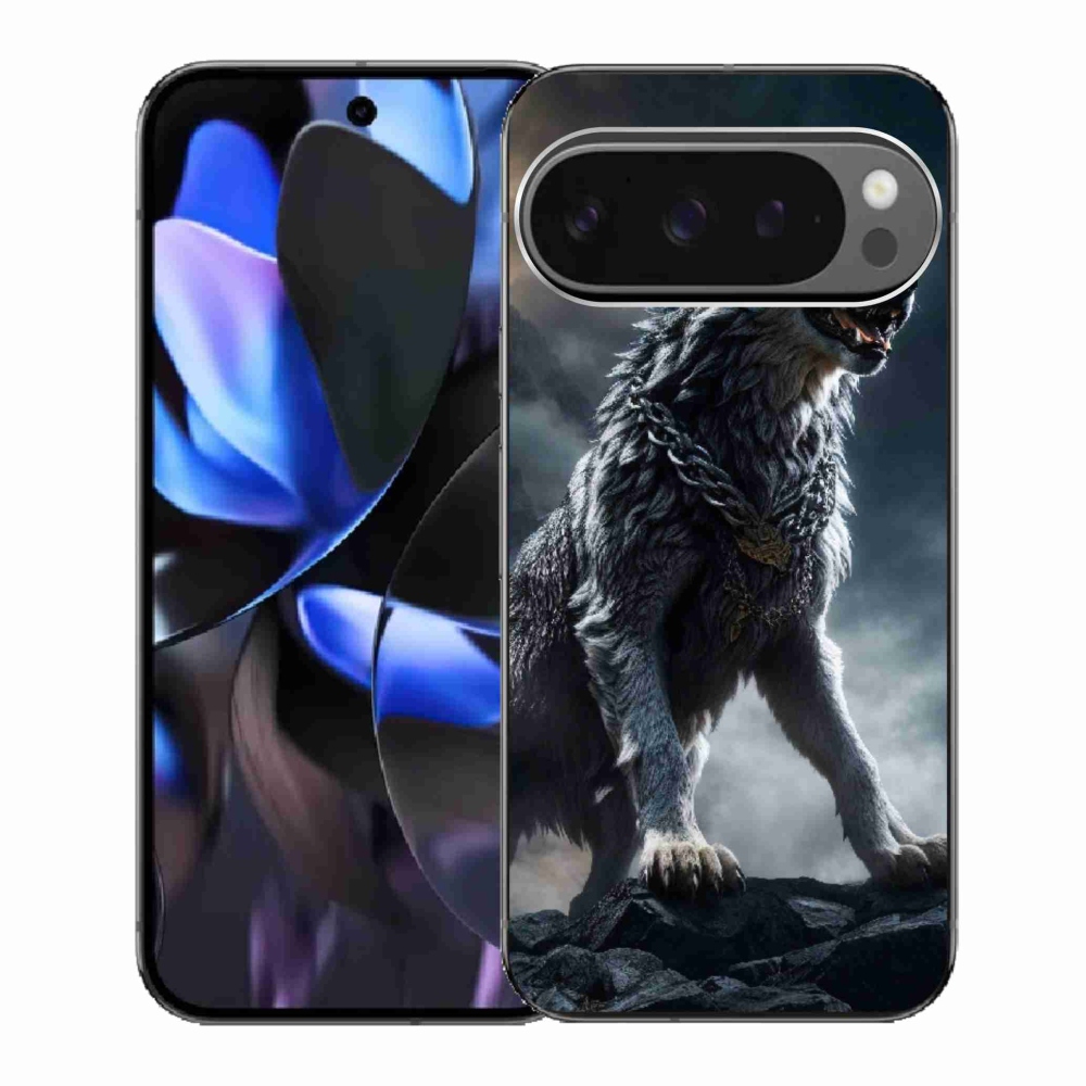 Gélový kryt mmCase na Google Pixel 9 Pro - vlk 1