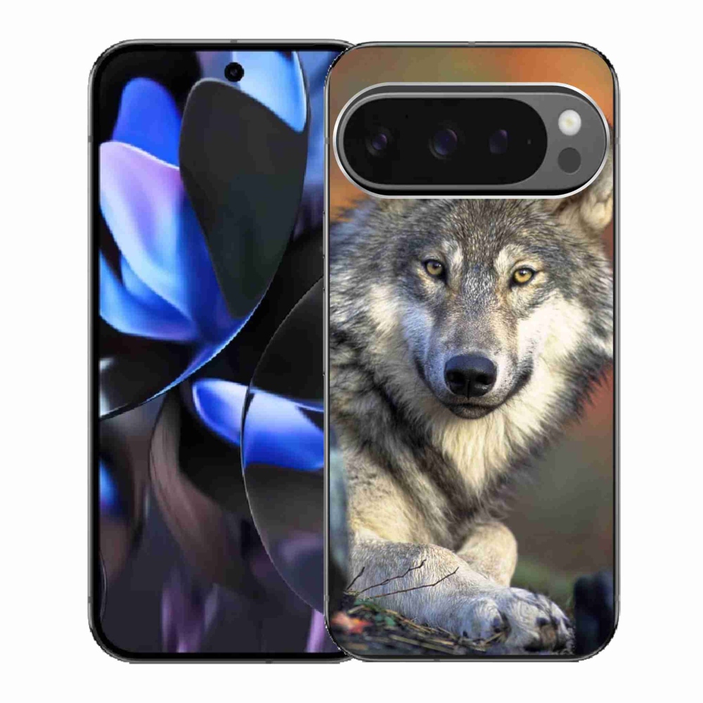 Gélový kryt mmCase na Google Pixel 9 Pro - vlk