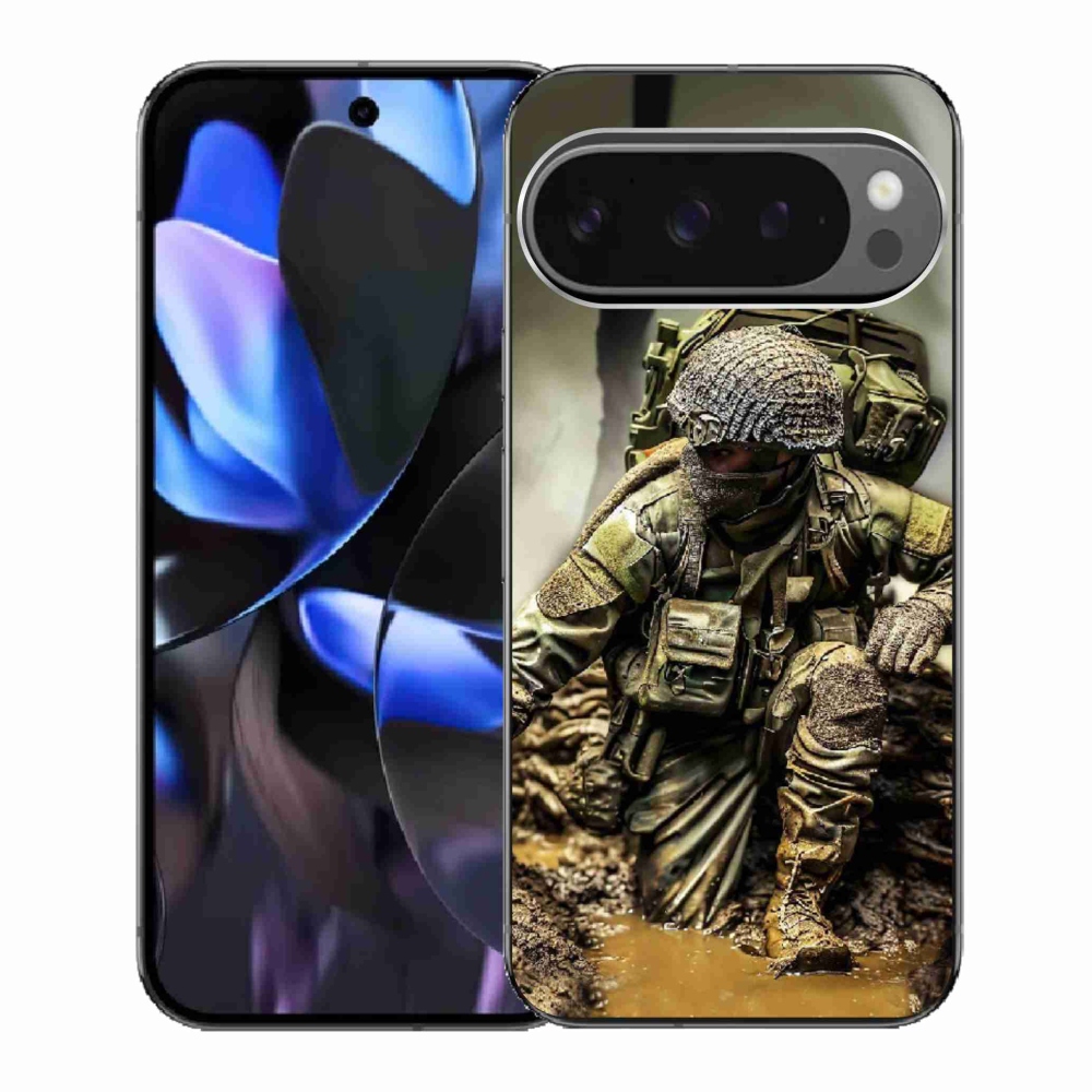 Gélový kryt mmCase na Google Pixel 9 Pro - vojak