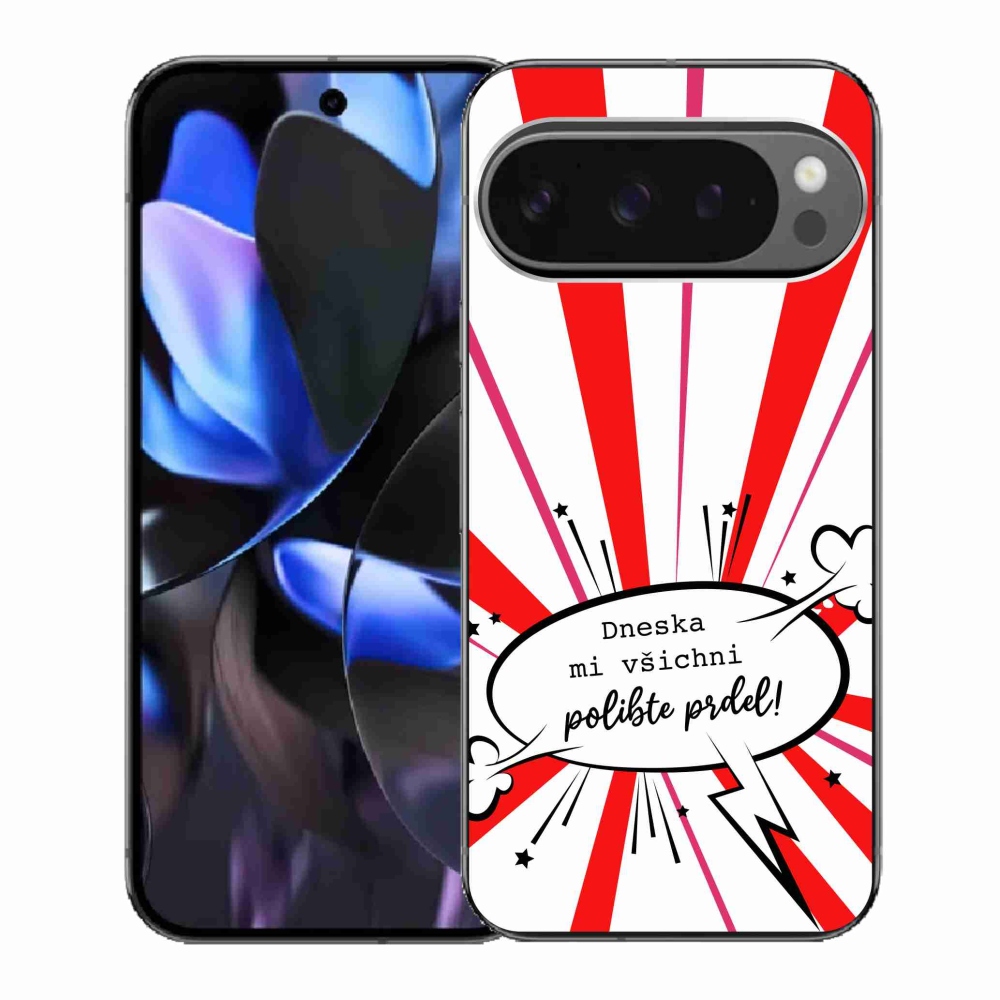 Gélový kryt mmCase na Google Pixel 9 Pro - vtipný text 15 biele pozadie