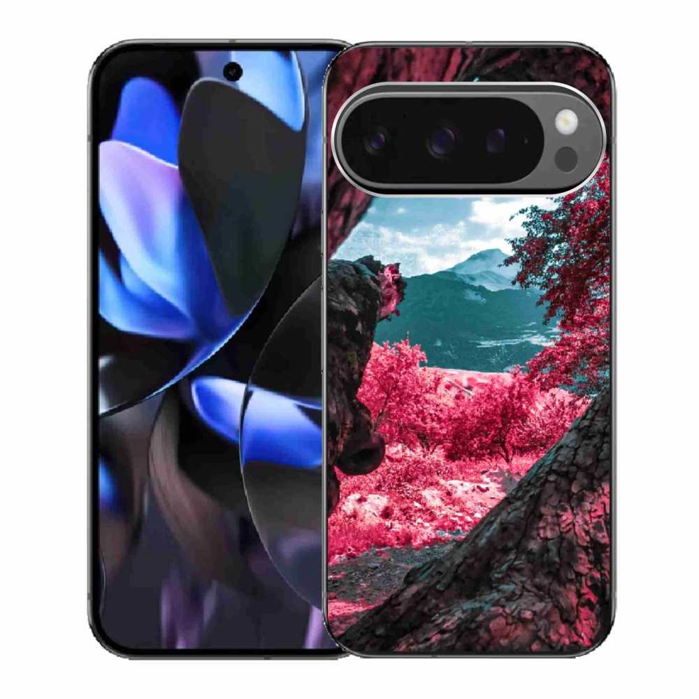 Gélový kryt mmCase na Google Pixel 9 Pro - výhľad na hory