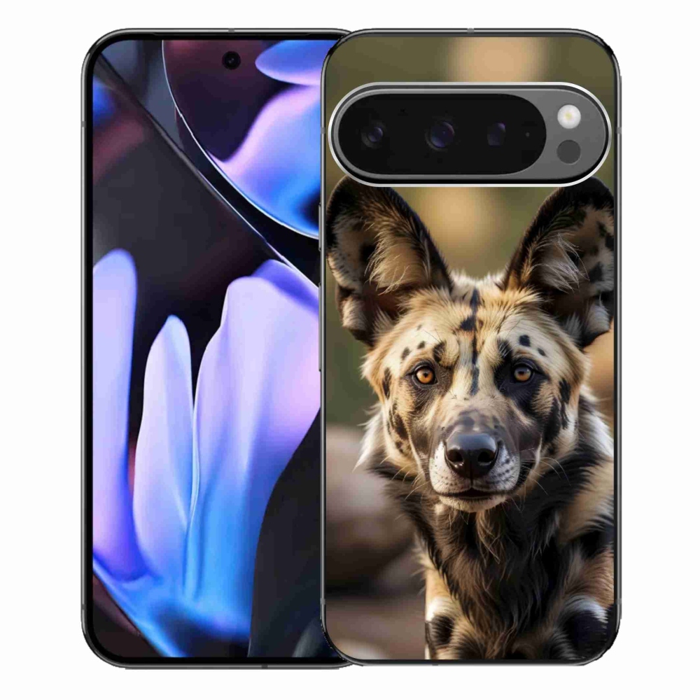 Gélový kryt mmCase na Google Pixel 9 Pro XL - africký divoký pes