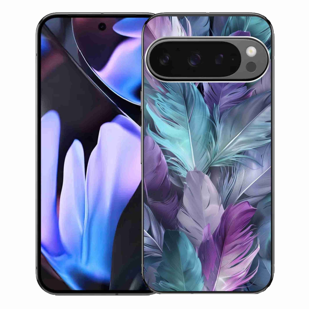 Gélový kryt mmCase na Google Pixel 9 Pro XL - farebné perie 2