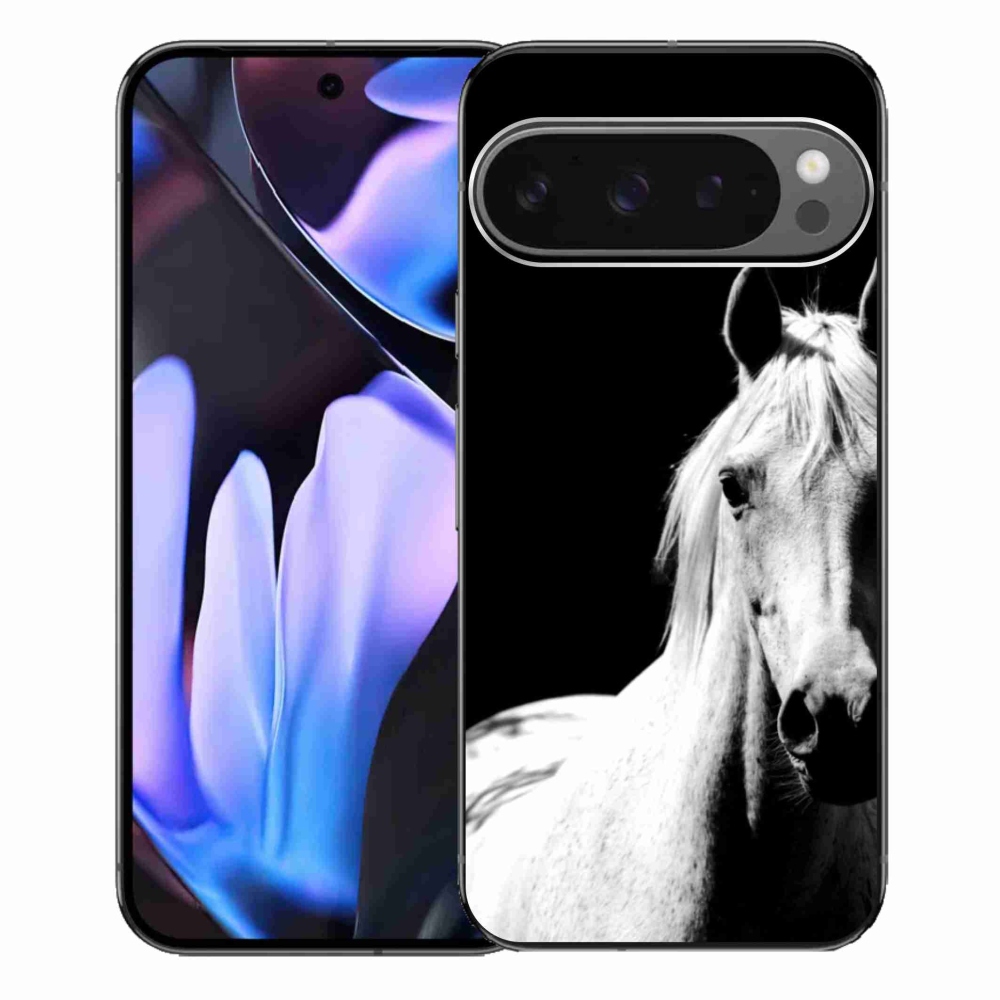 Gélový kryt mmCase na Google Pixel 9 Pro XL - biely kôň 5