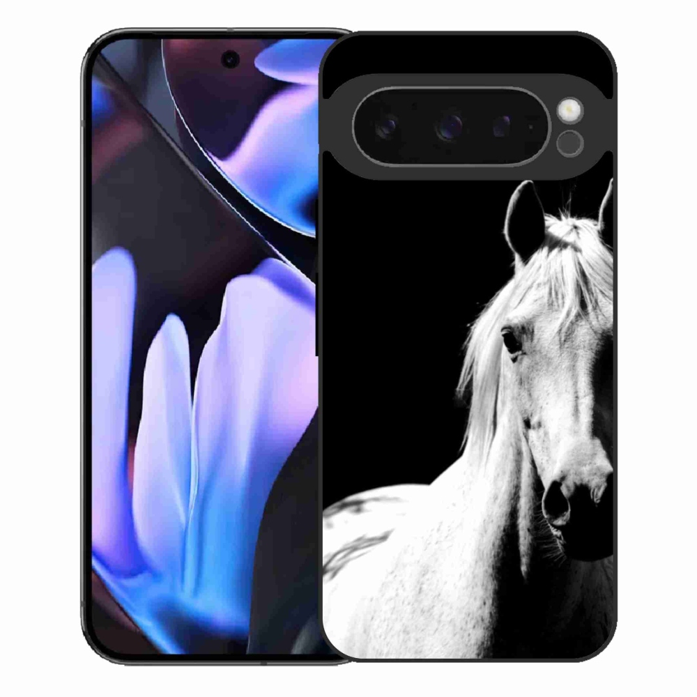 Gélový kryt mmCase na Google Pixel 9 Pro XL - biely kôň 5