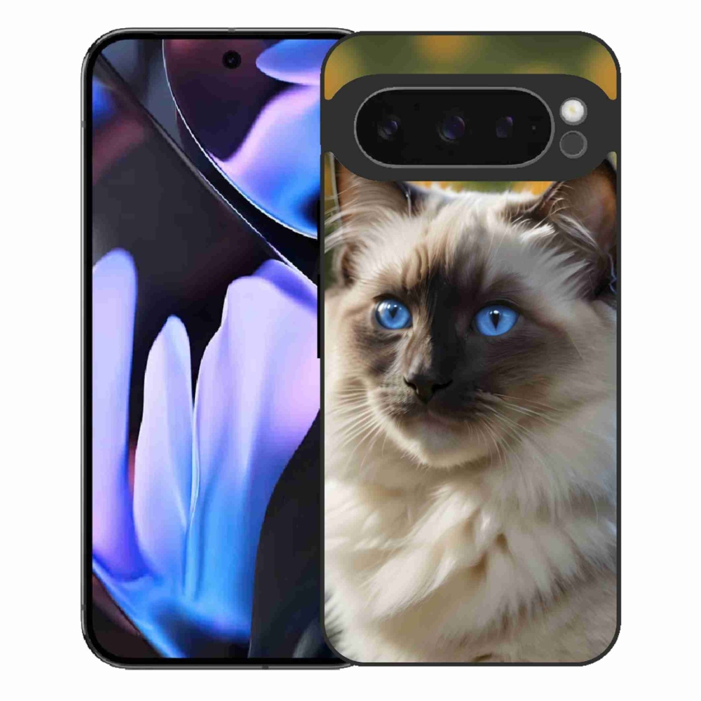 Gélový kryt mmCase na Google Pixel 9 Pro XL - biely ragdoll