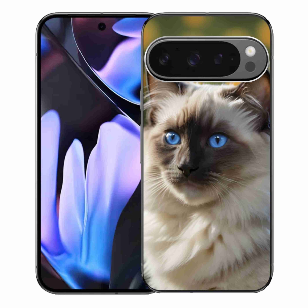 Gélový kryt mmCase na Google Pixel 9 Pro XL - biely ragdoll