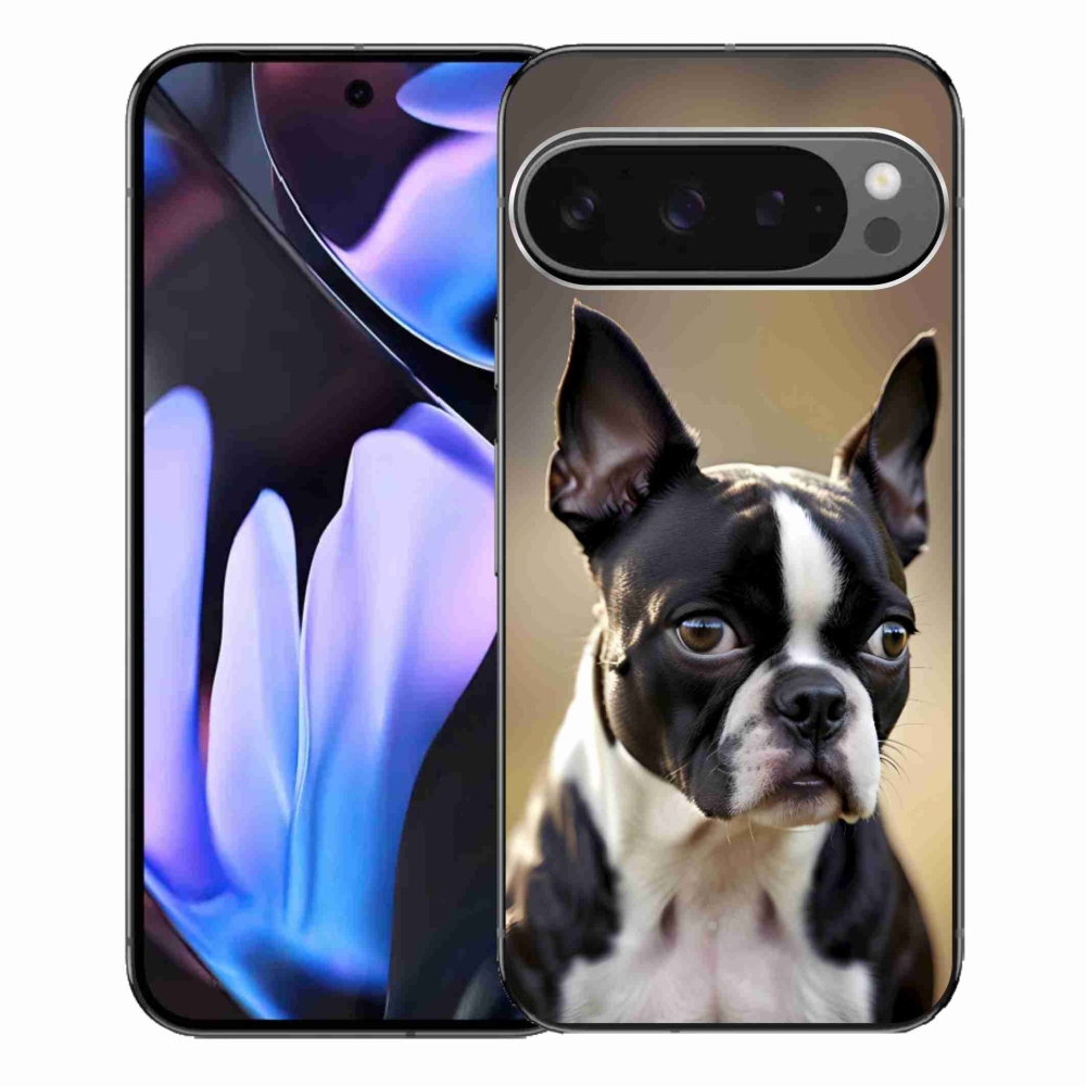 Gélový kryt mmCase na Google Pixel 9 Pro XL - bostonský teriér