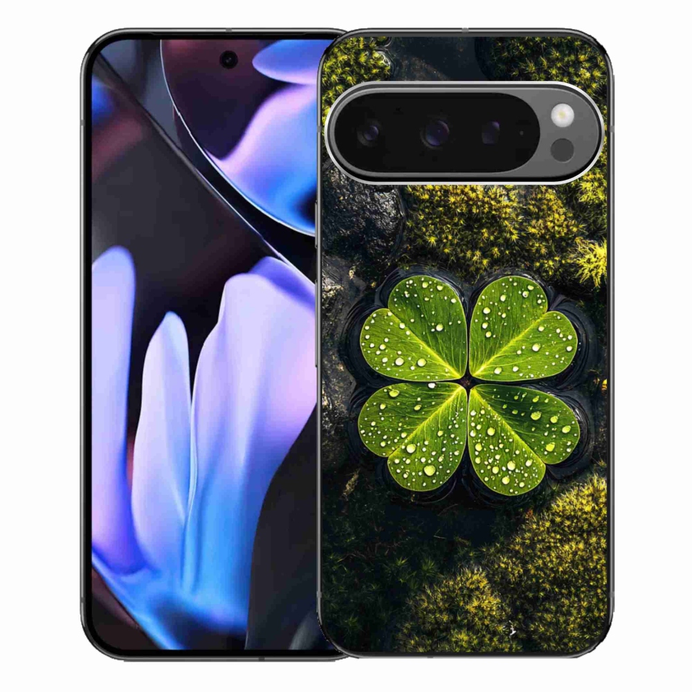 Gélový kryt mmCase na Google Pixel 9 Pro XL - štvorlístok