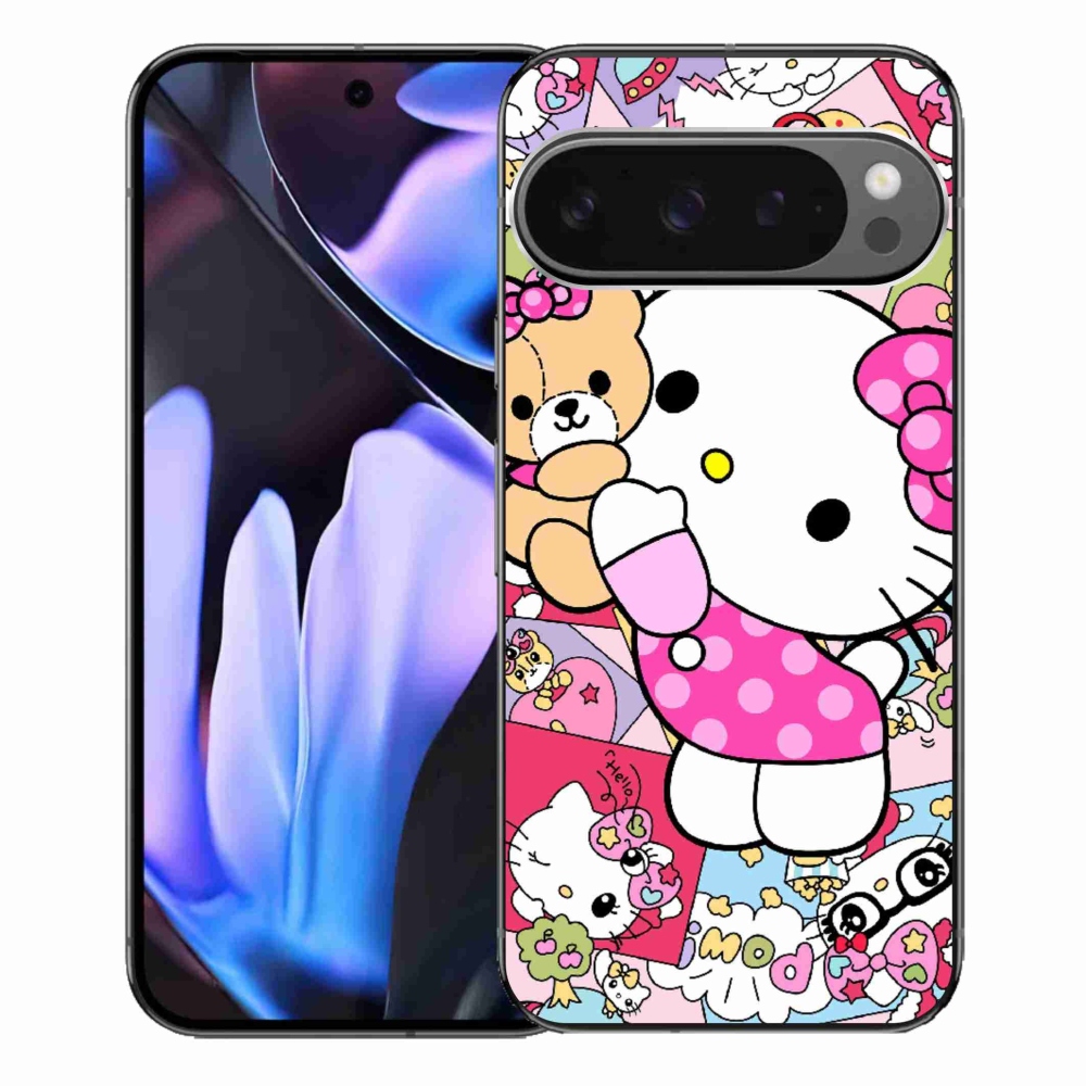 Gélový kryt mmCase na Google Pixel 9 Pro XL - cute kitty