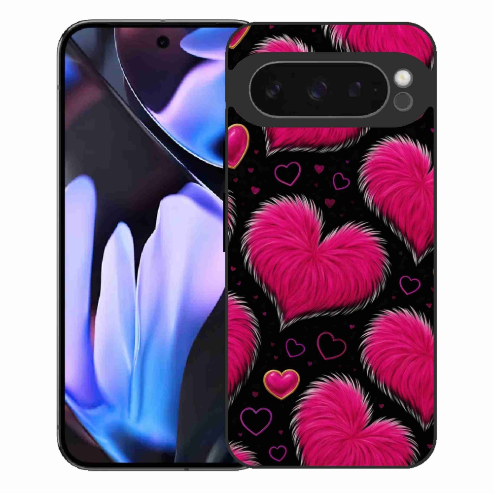 Gélový kryt mmCase na Google Pixel 9 Pro XL - hebké srdce