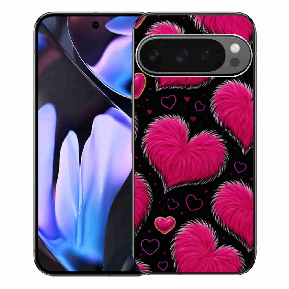 Gélový kryt mmCase na Google Pixel 9 Pro XL - hebké srdce
