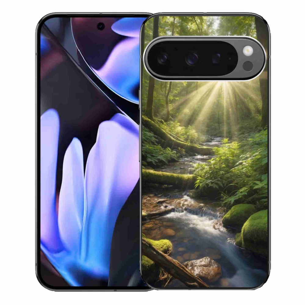 Gélový kryt mmCase na Google Pixel 9 Pro XL - hlbina lesa