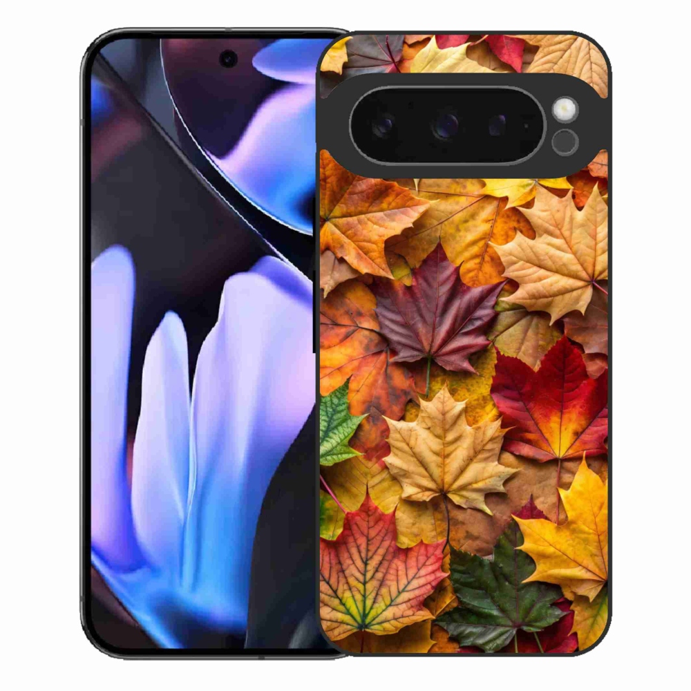 Gélový kryt mmCase na Google Pixel 9 Pro XL - javorové listy 2