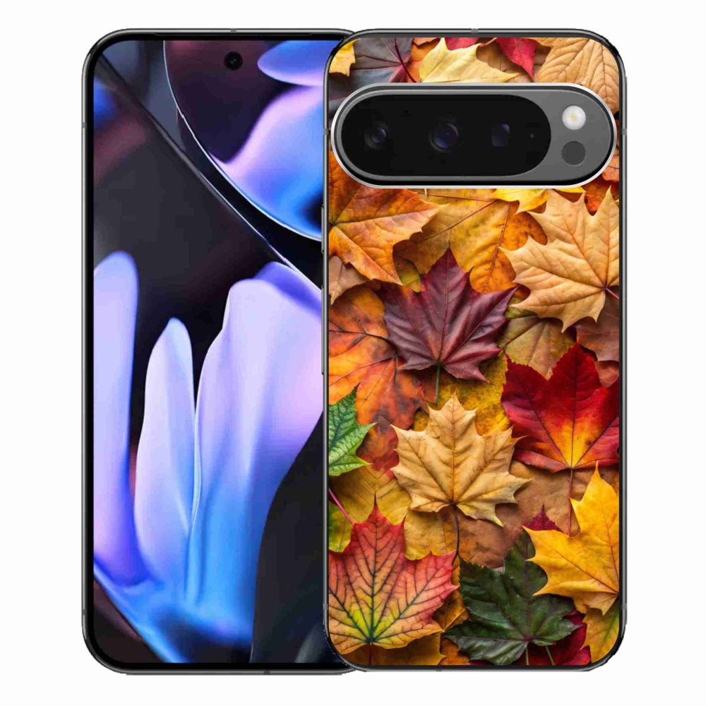 Gélový kryt mmCase na Google Pixel 9 Pro XL - javorové listy 2