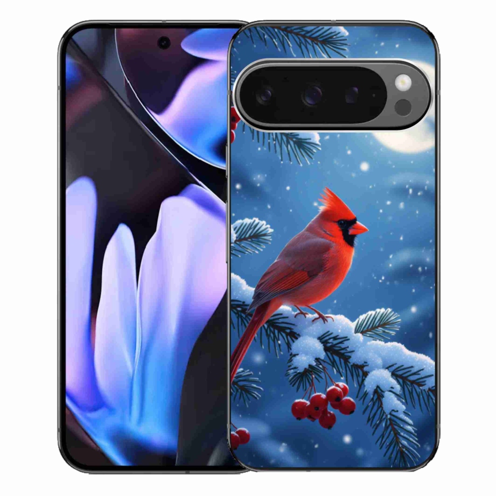 Gélový kryt mmCase na Google Pixel 9 Pro XL - kardinál červený