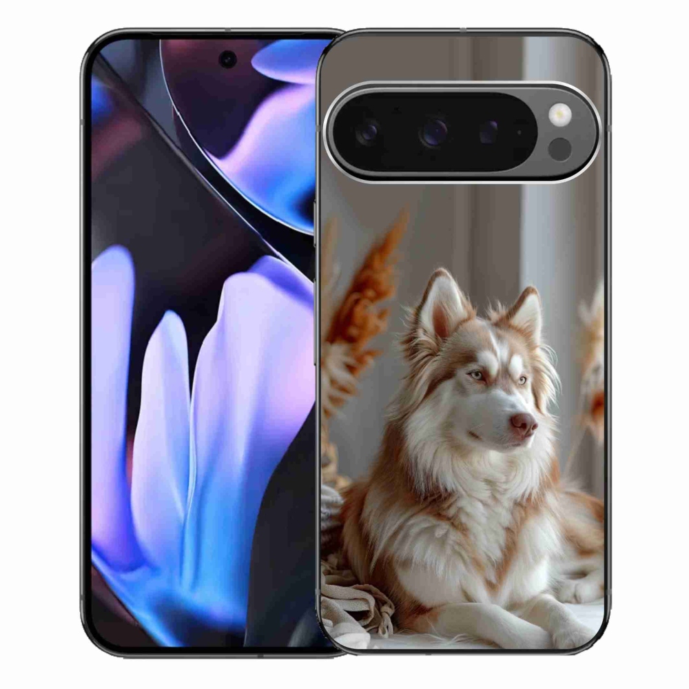 Gélový kryt mmCase na Google Pixel 9 Pro XL - pokojný sibírsky husky