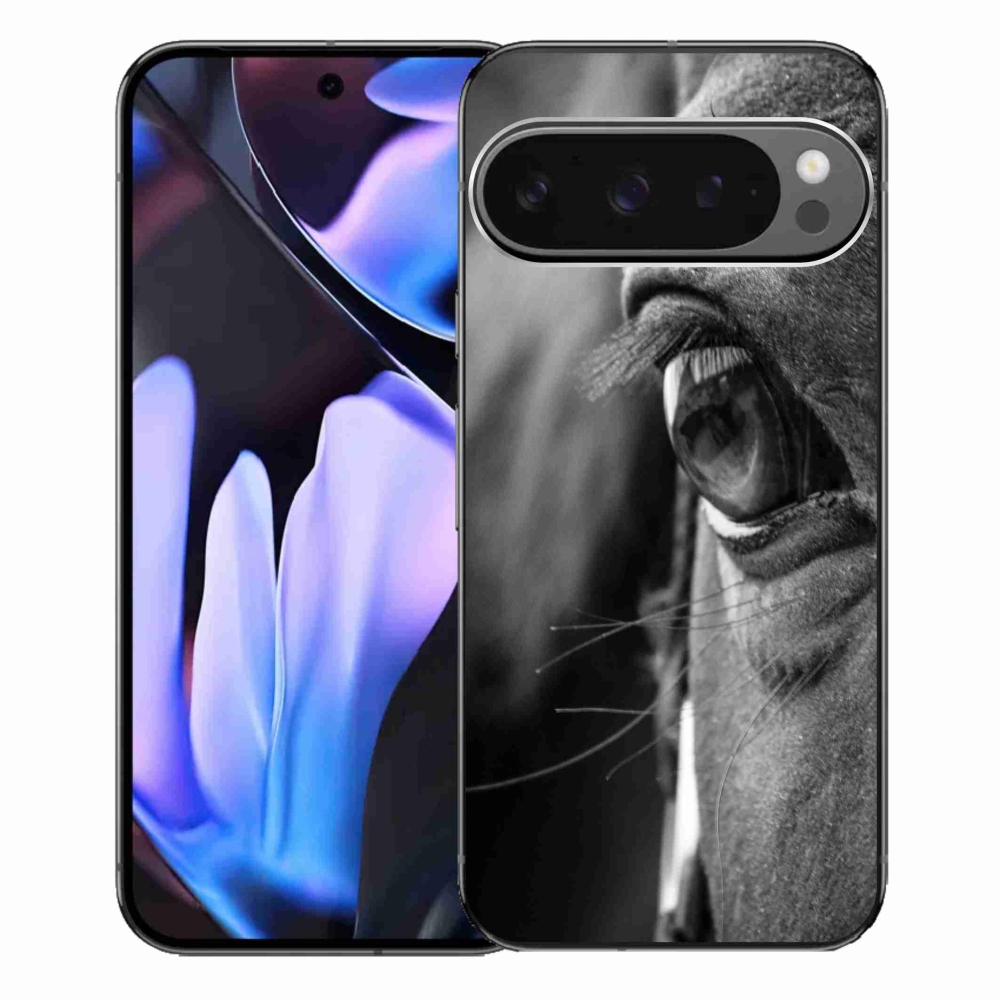 Gélový kryt mmCase na Google Pixel 9 Pro XL - konský pohľad