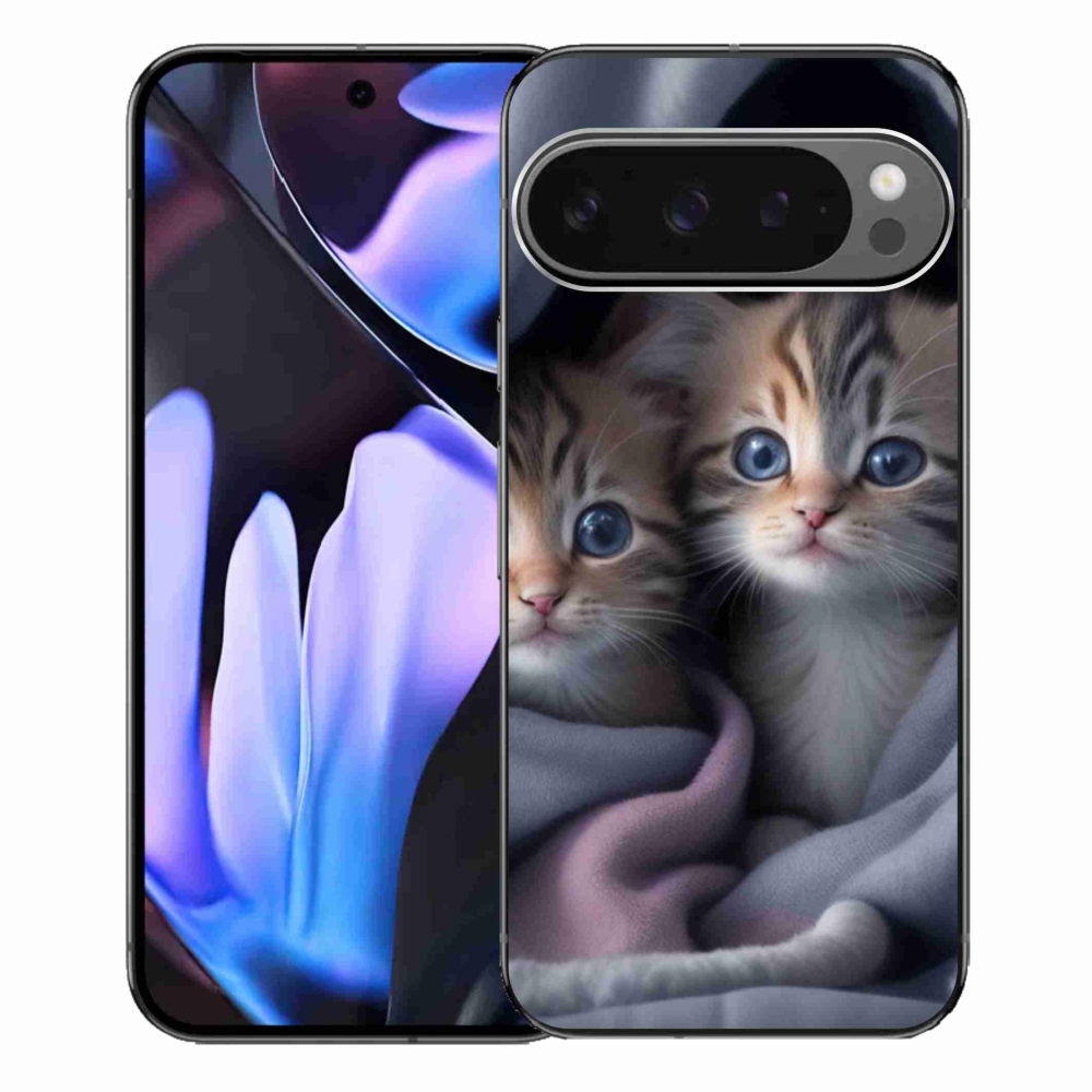 Gélový kryt mmCase na Google Pixel 9 Pro XL - mačacie duo 2