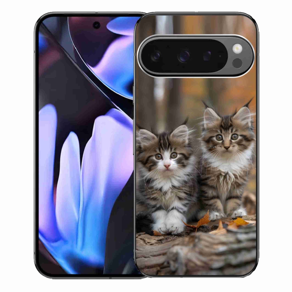 Gélový kryt mmCase na Google Pixel 9 Pro XL - mačacie duo 3