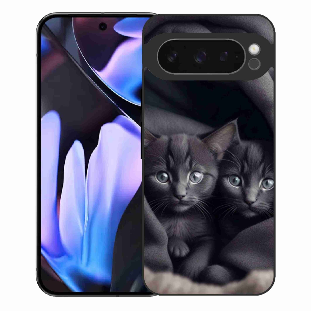 Gélový kryt mmCase na Google Pixel 9 Pro XL - mačacie duo