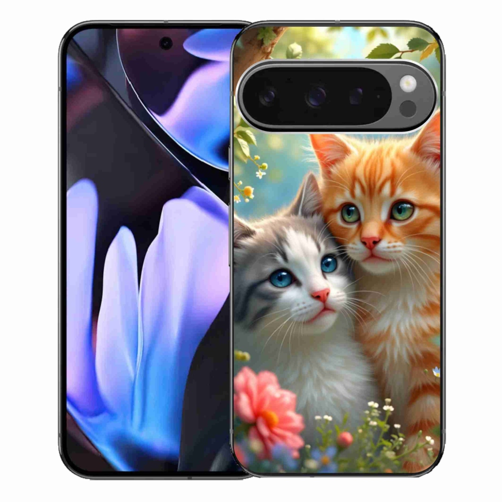 Gélový kryt mmCase na Google Pixel 9 Pro XL - mačacia láska 2