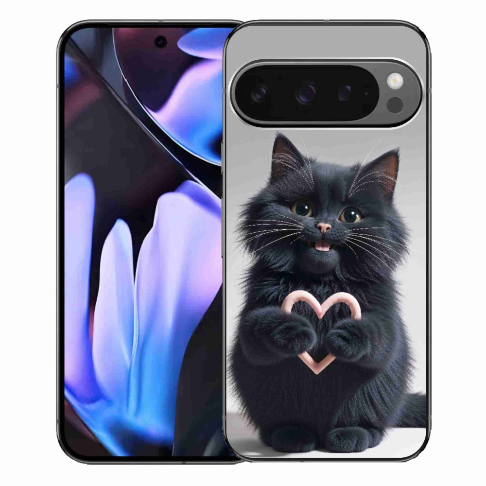 Gélový kryt mmCase na Google Pixel 9 Pro XL - mačacia láska 3