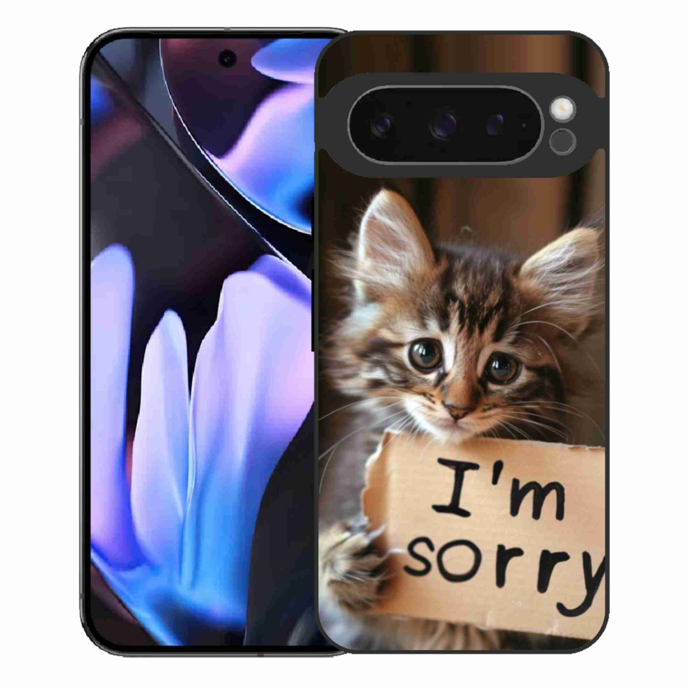 Gélový kryt mmCase na Google Pixel 9 Pro XL - mačacie ospravedlnenie