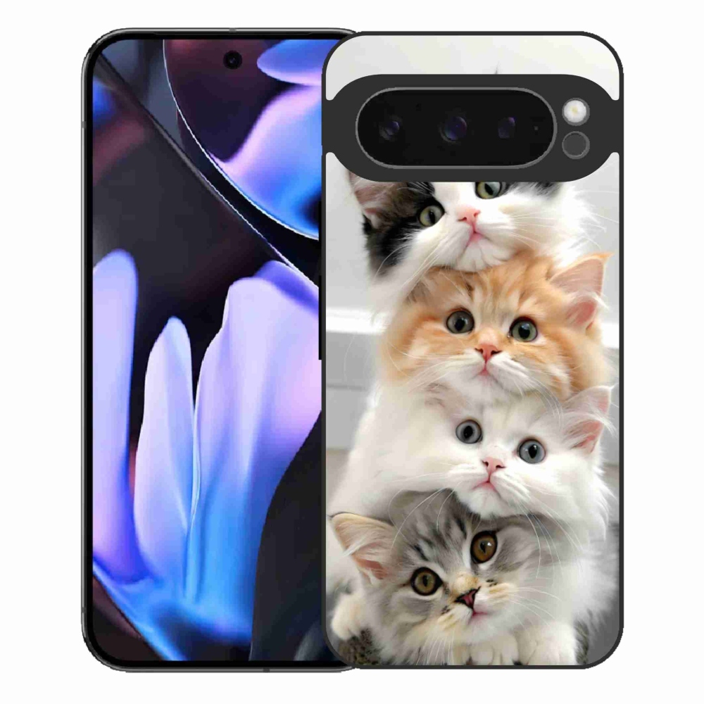 Gélový kryt mmCase na Google Pixel 9 Pro XL - mačacia partia