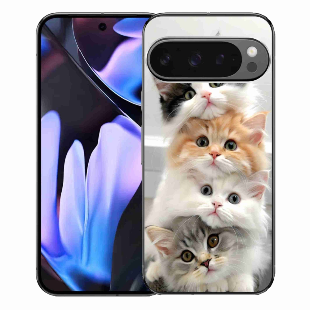 Gélový kryt mmCase na Google Pixel 9 Pro XL - mačacia partia
