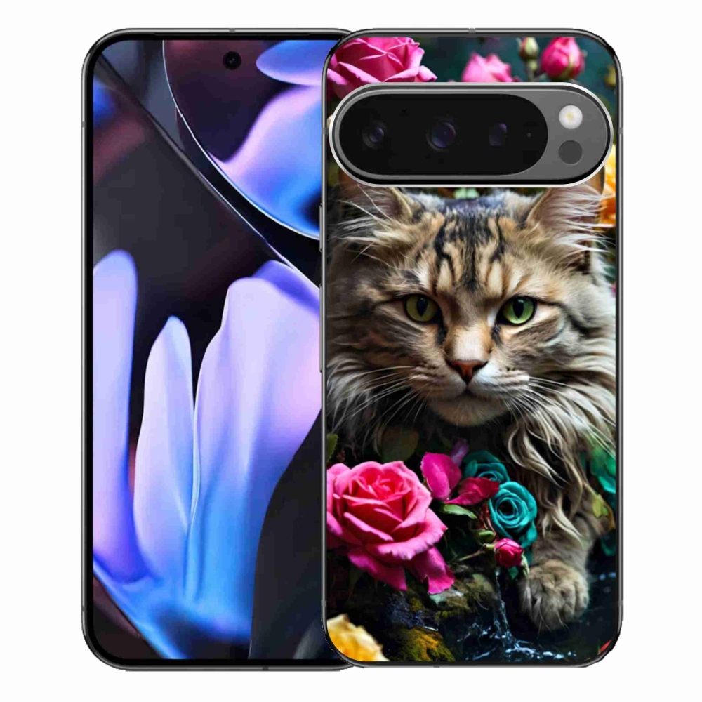 Gélový kryt mmCase na Google Pixel 9 Pro XL - mačacie pohľad 2