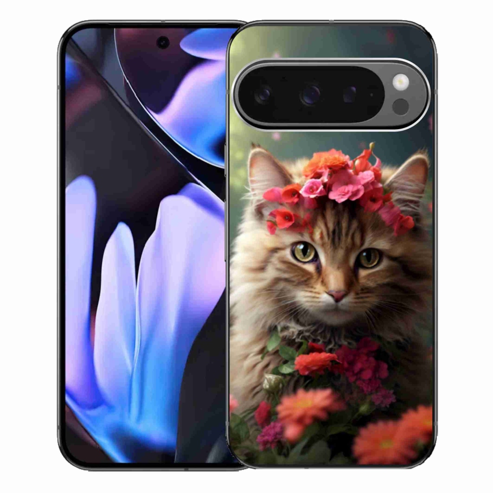 Gélový kryt mmCase na Google Pixel 9 Pro XL - mačacia princezná