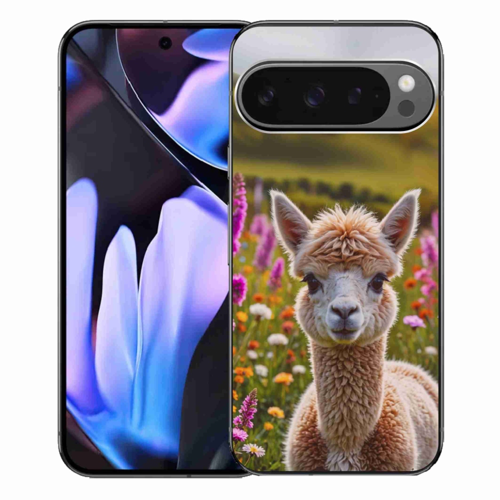 Gélový kryt mmCase na Google Pixel 9 Pro XL - lama na lúke