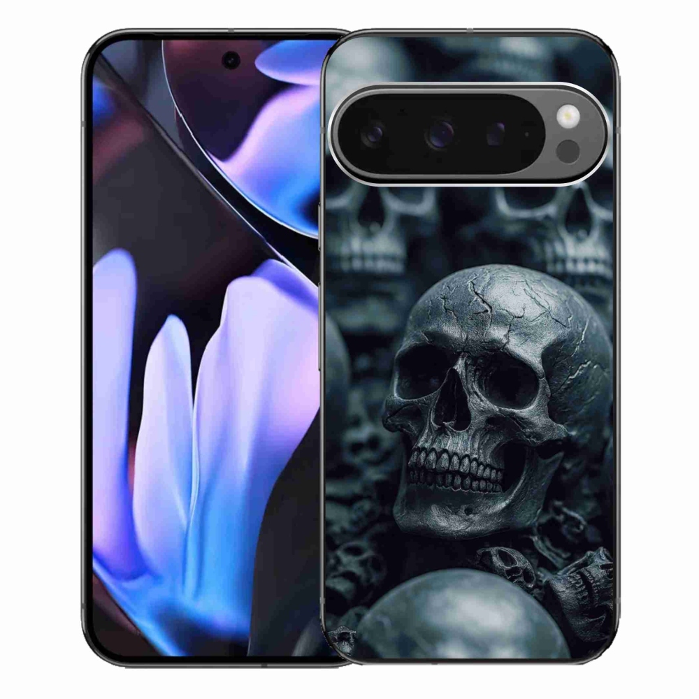 Gélový kryt mmCase na Google Pixel 9 Pro XL - lebka 2