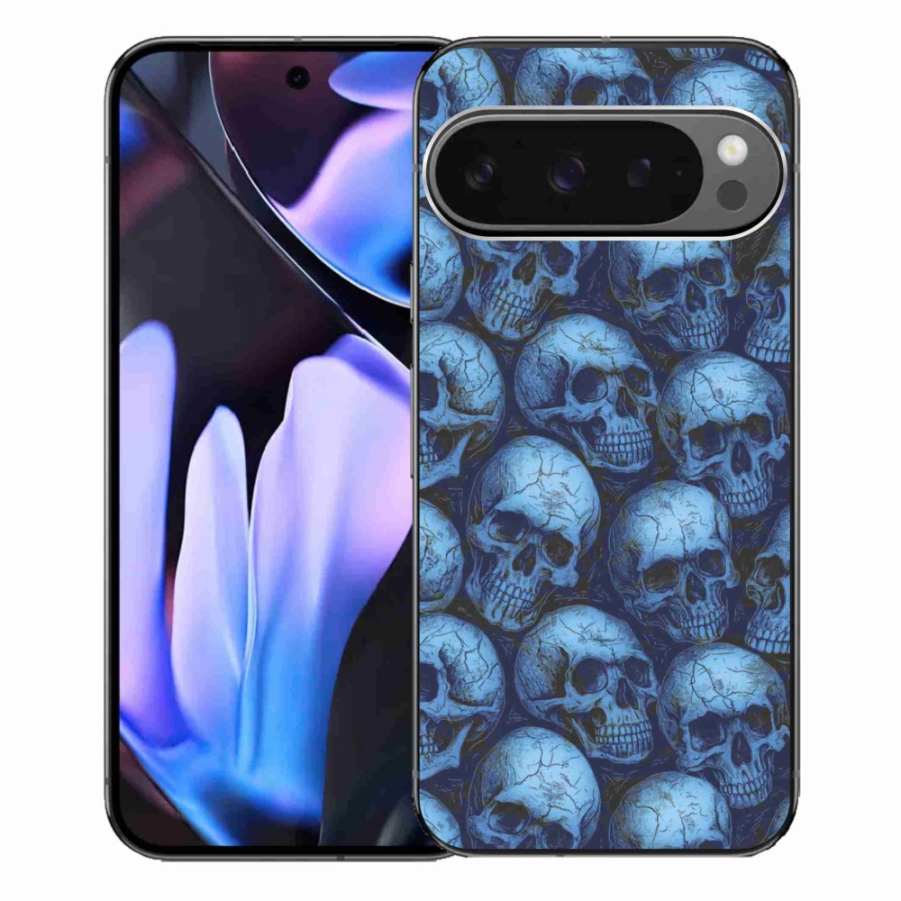 Gélový kryt mmCase na Google Pixel 9 Pro XL - lebky