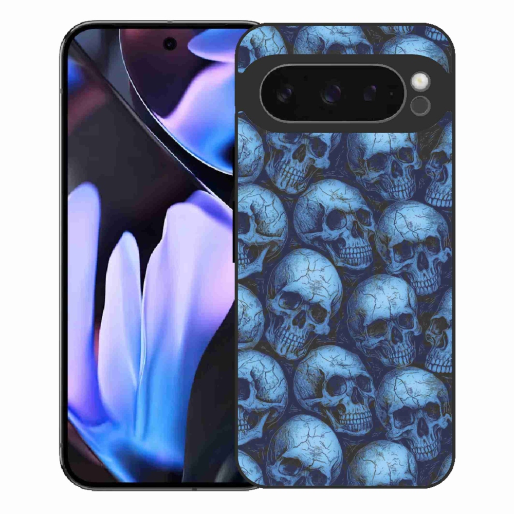 Gélový kryt mmCase na Google Pixel 9 Pro XL - lebky