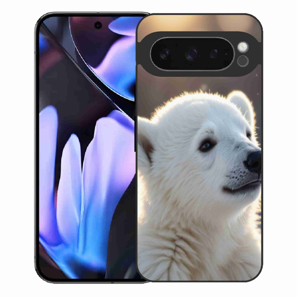 Gélový kryt mmCase na Google Pixel 9 Pro XL - ľadový medveď