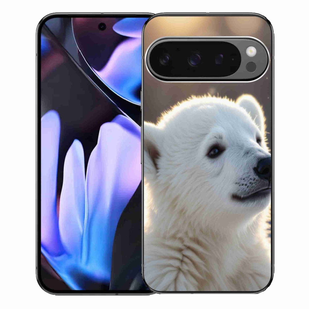 Gélový kryt mmCase na Google Pixel 9 Pro XL - ľadový medveď