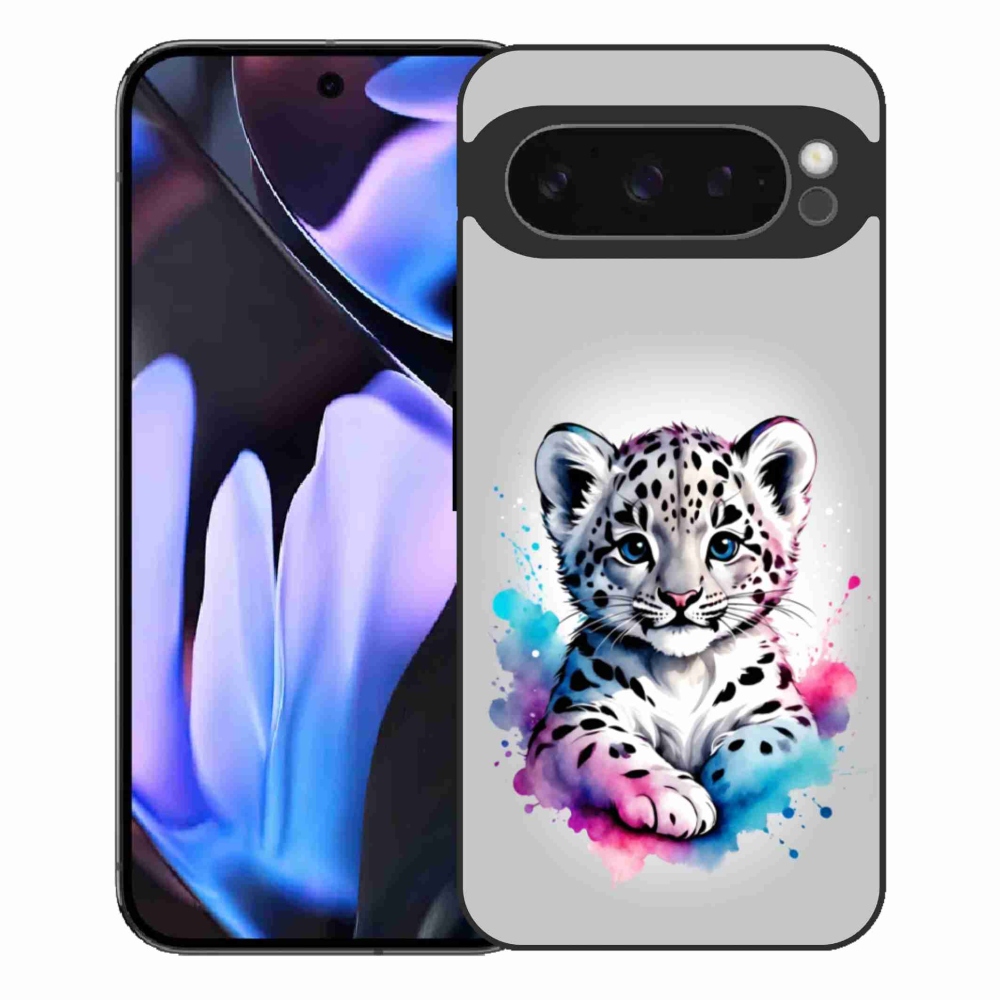 Gélový kryt mmCase na Google Pixel 9 Pro XL - leopardie mláďa