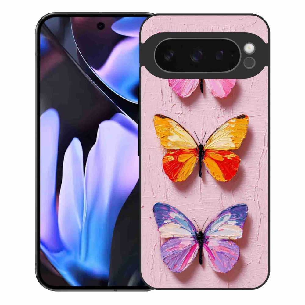 Gélový kryt mmCase na Google Pixel 9 Pro XL - motýlia trojica