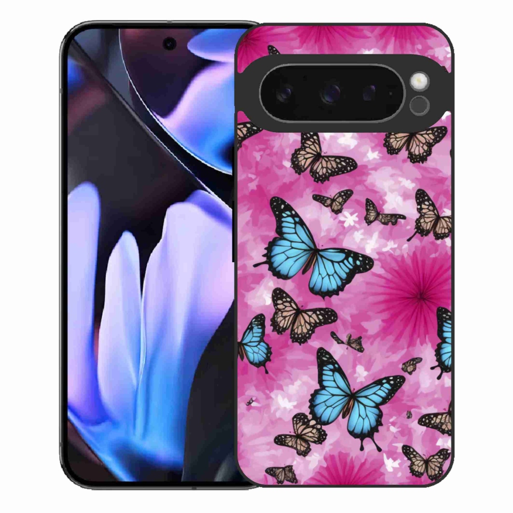 Gélový kryt mmCase na Google Pixel 9 Pro XL - motýlia záhrada