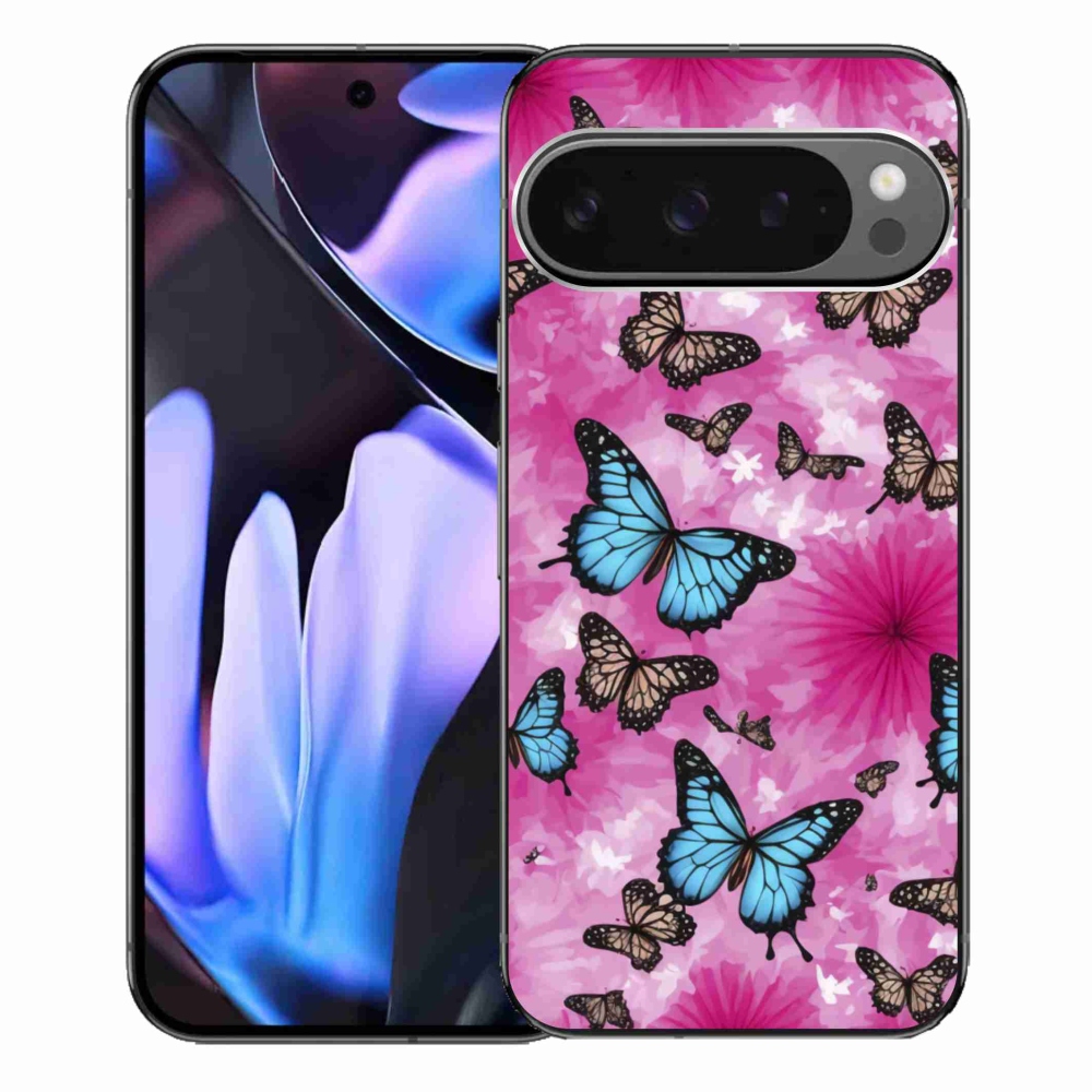 Gélový kryt mmCase na Google Pixel 9 Pro XL - motýlia záhrada